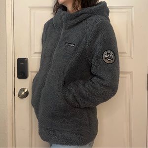 Happy Earth Apparel Fuzzy Sherpa Coat with Hood